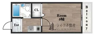 ウエストビレッジ【1階】の間取り