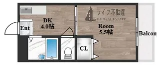 エルドムス陽光一番館【3階】の間取り