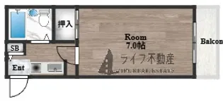 ラ・サージュ【206号室】の間取り