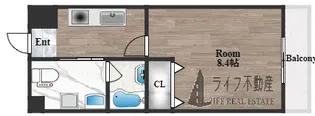 第10美和マンション【4階】の間取り