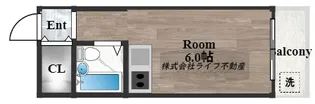 リバーサイドハウス【4階】の間取り