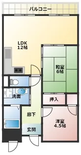 ヴィエンシャトレー小池【304号室】の間取り