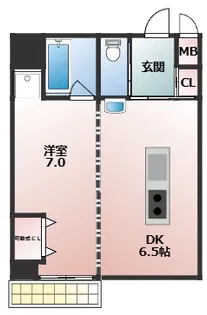 デザイナーズWANARI【2階】の間取り