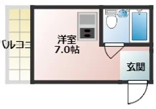 リヴェール王寺【5階】の間取り