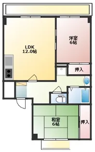 ラフォーレ三郷【2階】の間取り