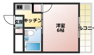 阿部マンション【2階】の間取り