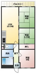 メゾン下田【3階】の間取り