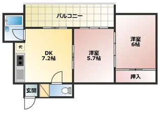 アーベインビル【4階】の間取り