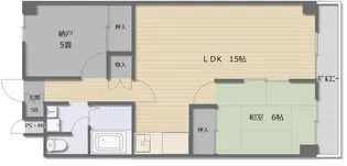 ガーデンハイツ香芝【2階】の間取り