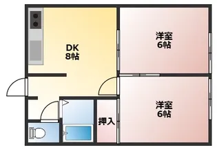 エステートピア尼ヶ辻【1階】の間取り