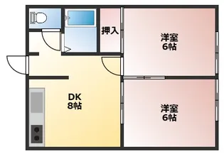 エステートピア尼ヶ辻【1階】の間取り
