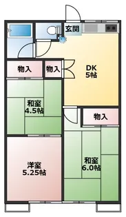 グリーンコーポ【2階】の間取り