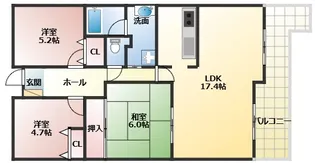 Iマンション広陵【1階】の間取り