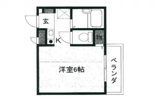 ラポールⅢ【306号室】の間取り