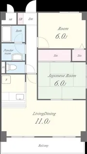 プリムローズタカダ【6階】の間取り