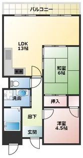 ヴィエンシャトレー小池【201号室】の間取り