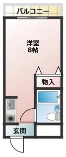 万葉Ⅱ【2階】の間取り