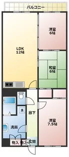 ラシェーヌ【1階】の間取り