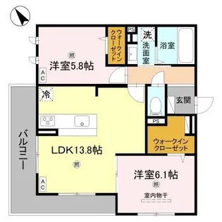 Porto Sereno【301号室】の間取り