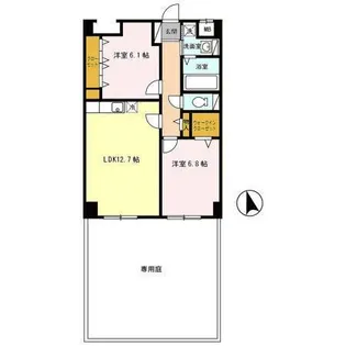 カーサ善【303号室】の間取り