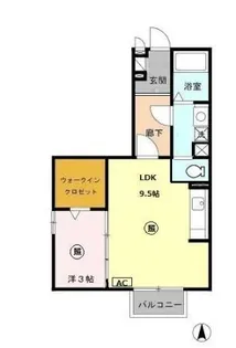ルミエール【2階】の間取り