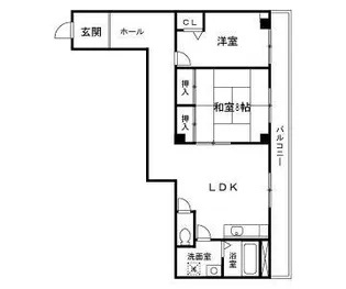 ガーデンコート山之内【3階】の間取り