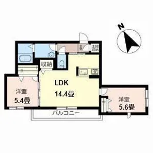 CasaRegio【2階】の間取り