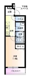 フジパレス西住之江イースト【302号室】の間取り