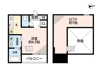 Grand Jete【2階】の間取り