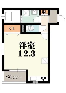 OrientCity戎之町東【107号室】の間取り