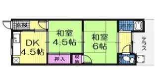 松本マンション【1階】の間取り