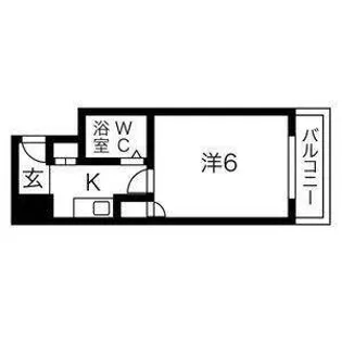 プレアール堺東【407号室】の間取り