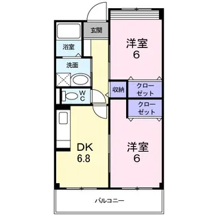 エアリーヒル【305号室】の間取り