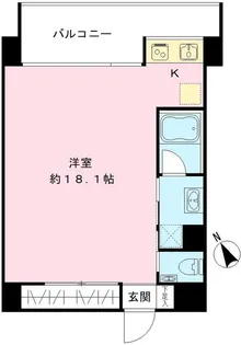 グランリーオ【2D号室】の間取り