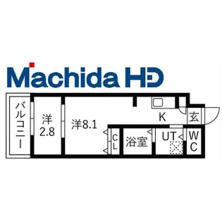 七道西町エヌエム・キャトフ・ヴァン・キャトルズ【1FA号室】の間取り