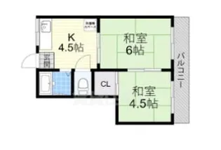 メゾン緑ヶ丘【111号室】の間取り