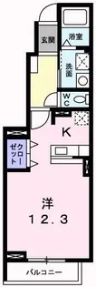エスポワール【105号室】の間取り