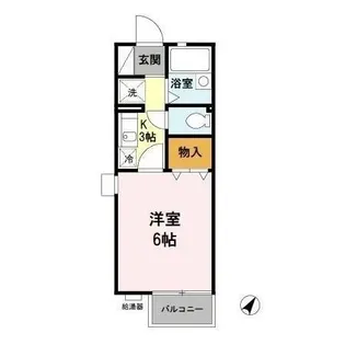 ベル・ピエス【1階】の間取り