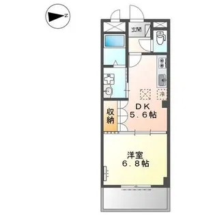 ガーデンヒルズⅠ【103号室】の間取り