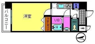 アスティオン 三国ヶ丘【301号室】の間取り