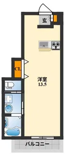 TKアンバーコート大町【203号室】の間取り