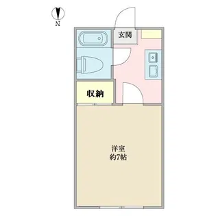 多田マンション【0202号室】の間取り