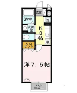 シャルマンコート【2階】の間取り