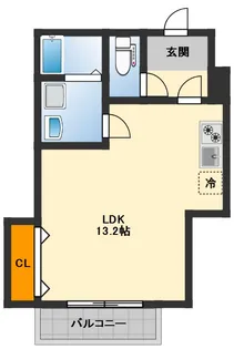 F+style西取石2号館【1階】の間取り