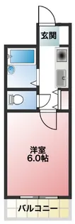 シャルムタガワ【3階】の間取り