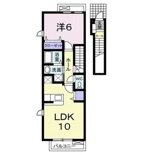 ヌーヴォー池上【2階】の間取り