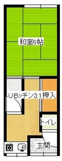 赤木文化【1階】の間取り