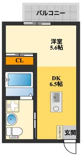 ステイザパークフロント津久野【3階】の間取り