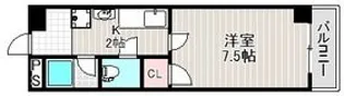 フォーレスト中百舌鳥【3階】の間取り