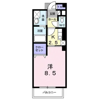 レジデンスブリランテ【3階】の間取り